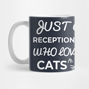 receptionist cat owner Mug